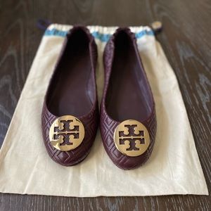 Tory Burch Quilted Minnie ballet flats, size 11